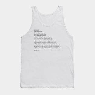 René Descartes Quotes Tank Top